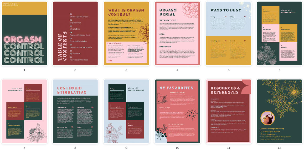 AUGUST: Anal Play - Educational Booklet