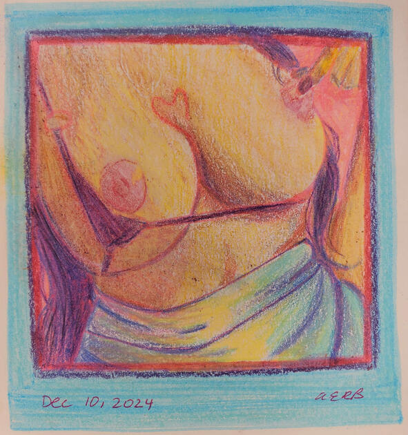 DECEMBER: Colour Pencil Study - 1 hour - Colour Pencil on Paper