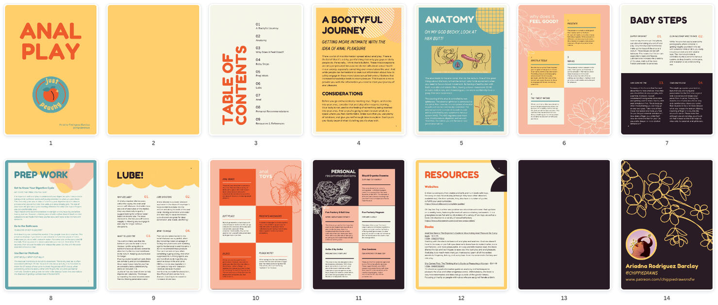 JULY: Anal Play - Educational Booklet