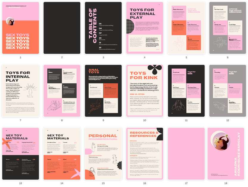 MAY: Sex Toys - Educational Booklet