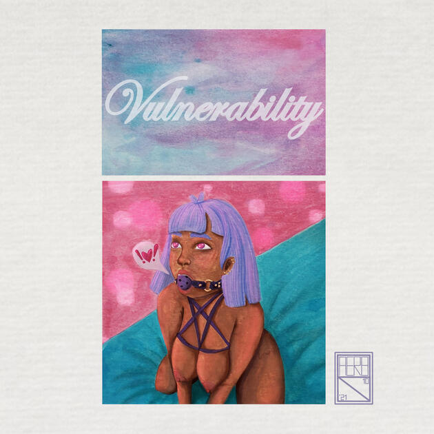 OCTOBER: Vulnerability - Gouache on Watercolour Paper