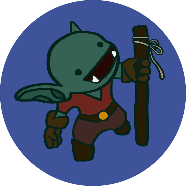 JULY: D&amp;D Player Character Avatar - Goblin Monk - Digital - GIMP