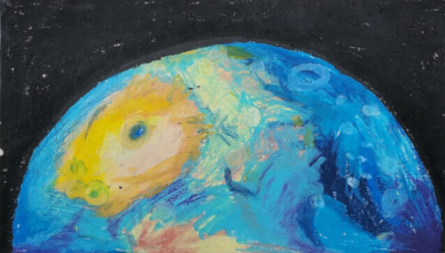 SEPTEMBER 2017: Mercury - Traditional Piece in Oil Pastel