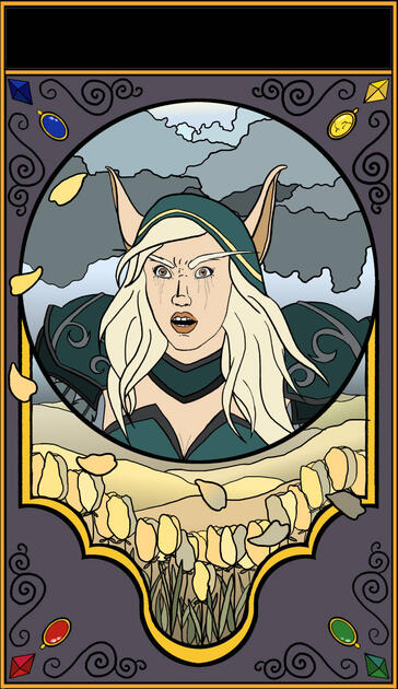 OCTOBER 2019: * Version 1: The Fool - World of Warcraft Tarot Card* - Digital - GIMP