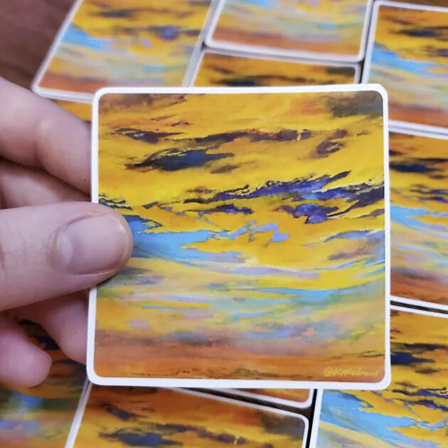 DECEMBER: A Summer Solstice - Sticker