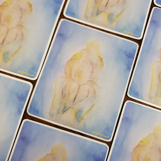 DECEMBER: The Embrace - Sticker