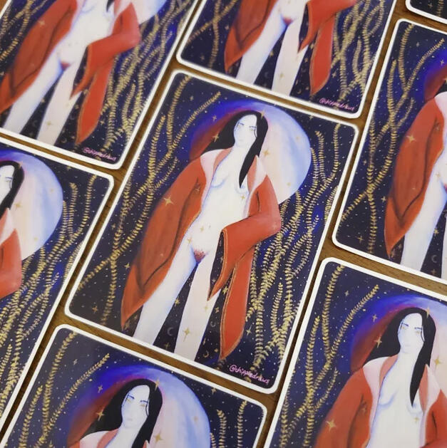 DECEMBER: Crimson Tides - Sticker